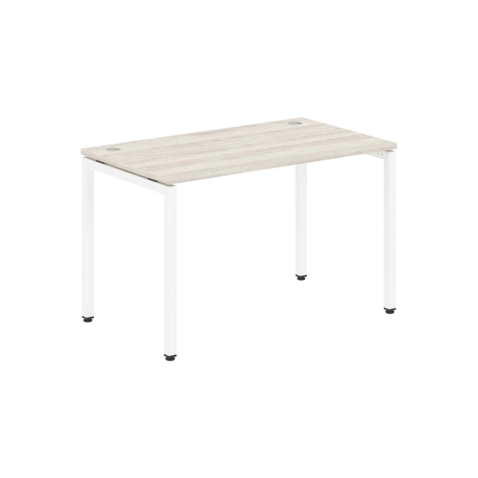 RECTANGULAR SHAPE DESK MADE IN 25MM MFC TOP, E1 LAMINATE CHIPBOARD WITH WOODEN MODESTY PANEL 40X40MM METAL U SHAPE FRAMES by Treejar | Souqify