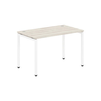 RECTANGULAR SHAPE DESK MADE IN 25MM MFC TOP, E1 LAMINATE CHIPBOARD WITH WOODEN MODESTY PANEL 40X40MM METAL U SHAPE FRAMES by Treejar | Souqify