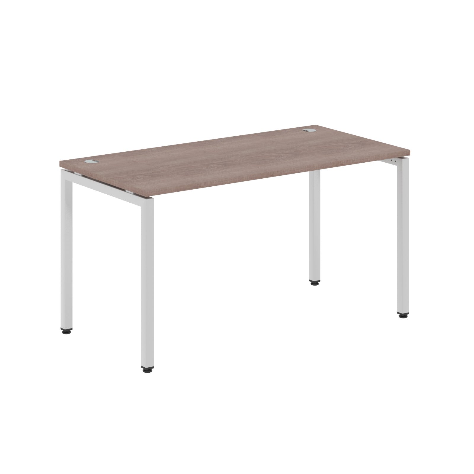 RECTANGULAR SHAPE DESK MADE IN 25MM MFC TOP, E1 LAMINATE CHIPBOARD WITH WOODEN MODESTY PANEL 40X40MM METAL U SHAPE FRAMES by Treejar | Souqify