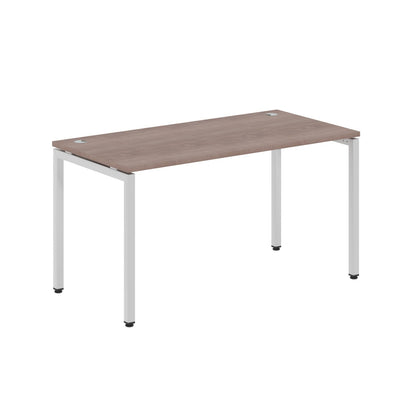 RECTANGULAR SHAPE DESK MADE IN 25MM MFC TOP, E1 LAMINATE CHIPBOARD WITH WOODEN MODESTY PANEL 40X40MM METAL U SHAPE FRAMES by Treejar | Souqify