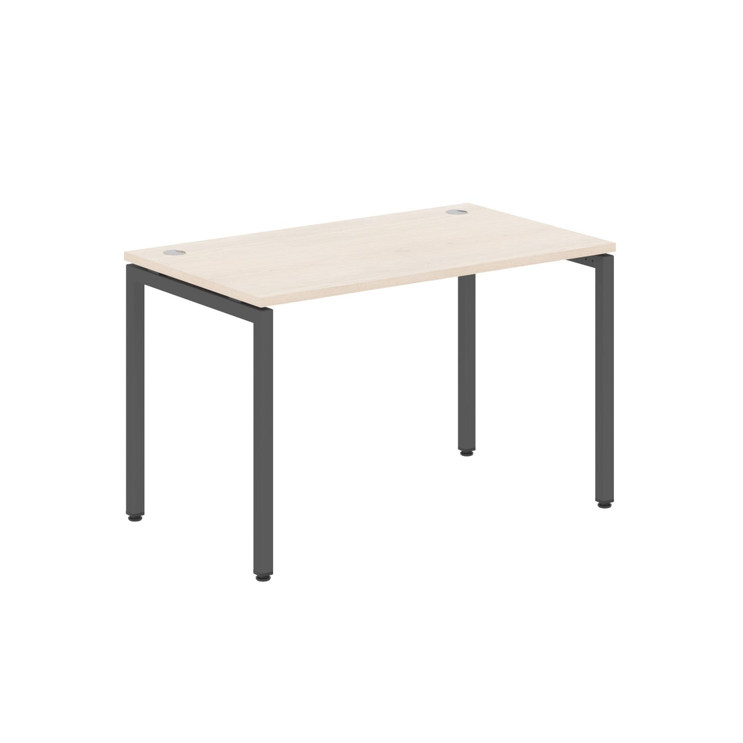 RECTANGULAR SHAPE DESK MADE IN 25MM MFC TOP, E1 LAMINATE CHIPBOARD WITH WOODEN MODESTY PANEL 40X40MM METAL U SHAPE FRAMES by Treejar | Souqify