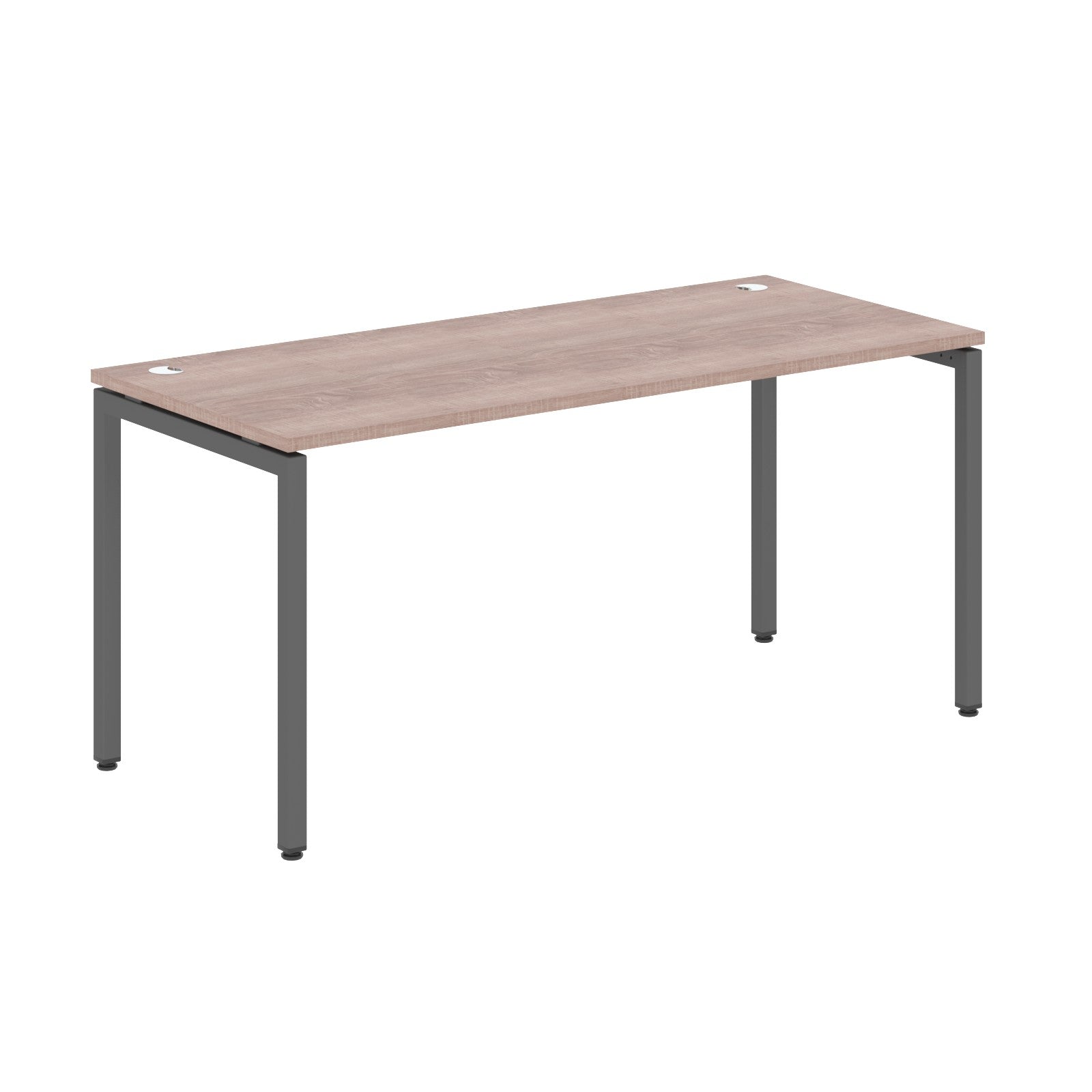 RECTANGULAR SHAPE DESK MADE IN 25MM MFC TOP, E1 LAMINATE CHIPBOARD WITH WOODEN MODESTY PANEL 40X40MM METAL U SHAPE FRAMES by Treejar | Souqify