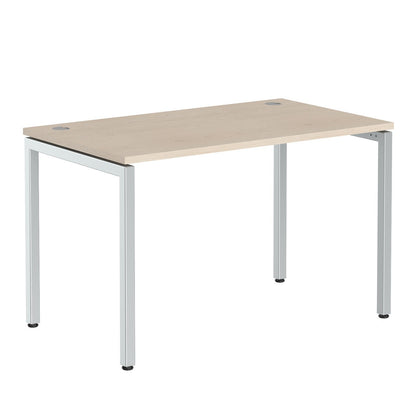 RECTANGULAR SHAPE DESK MADE IN 25MM MFC TOP, E1 LAMINATE CHIPBOARD WITH WOODEN MODESTY PANEL 40X40MM METAL U SHAPE FRAMES by Treejar | Souqify