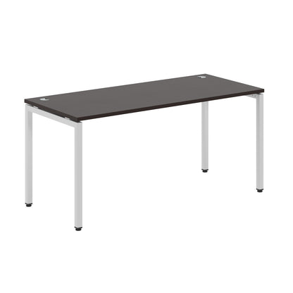 RECTANGULAR SHAPE DESK MADE IN 25MM MFC TOP, E1 LAMINATE CHIPBOARD WITH WOODEN MODESTY PANEL 40X40MM METAL U SHAPE FRAMES by Treejar | Souqify