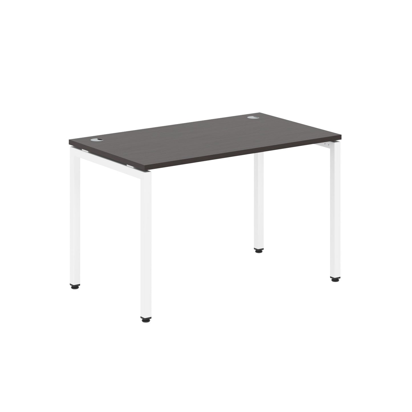 RECTANGULAR SHAPE DESK MADE IN 25MM MFC TOP, E1 LAMINATE CHIPBOARD WITH WOODEN MODESTY PANEL 40X40MM METAL U SHAPE FRAMES by Treejar | Souqify