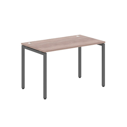 RECTANGULAR SHAPE DESK MADE IN 25MM MFC TOP, E1 LAMINATE CHIPBOARD WITH WOODEN MODESTY PANEL 40X40MM METAL U SHAPE FRAMES by Treejar | Souqify
