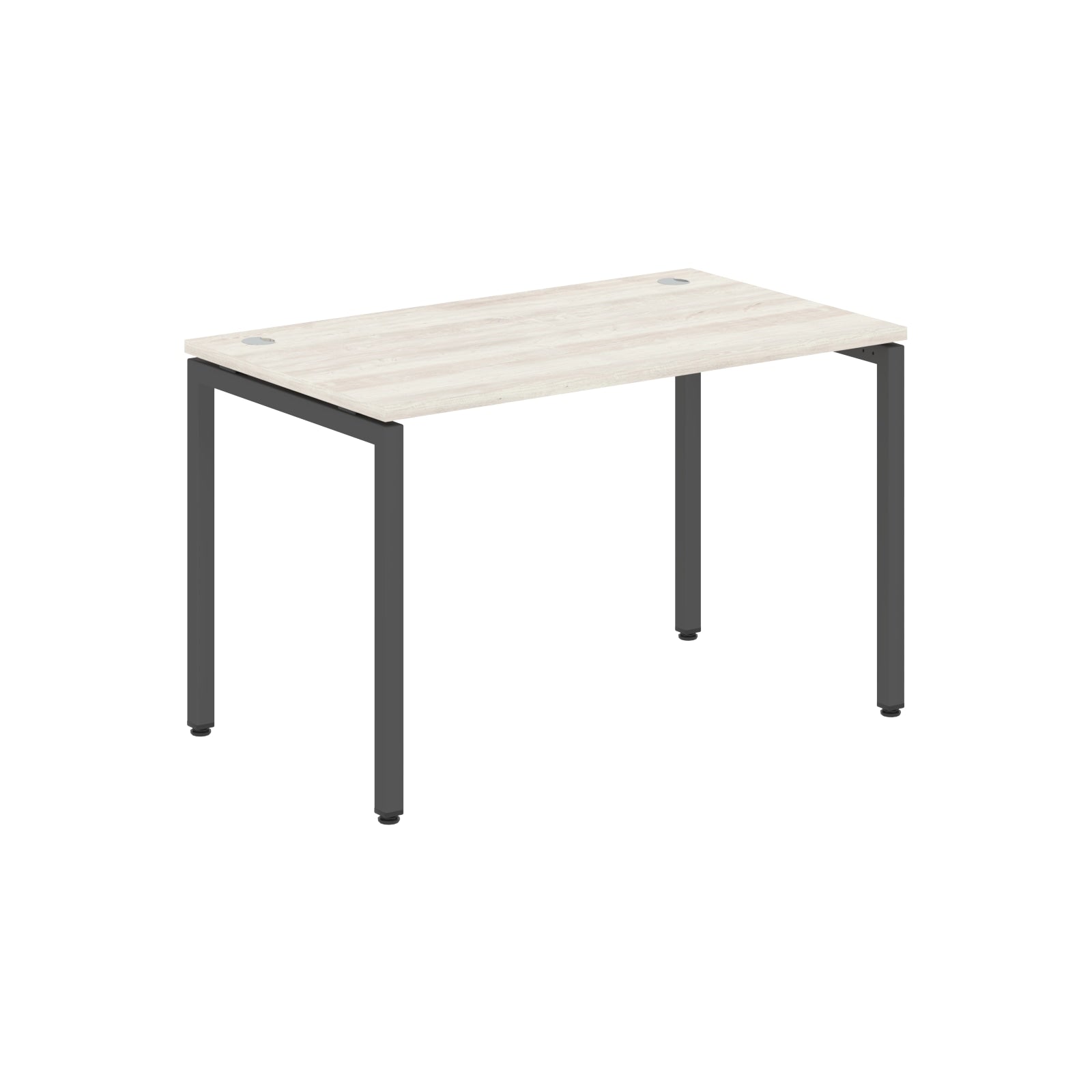 RECTANGULAR SHAPE DESK MADE IN 25MM MFC TOP, E1 LAMINATE CHIPBOARD WITH WOODEN MODESTY PANEL 40X40MM METAL U SHAPE FRAMES by Treejar | Souqify
