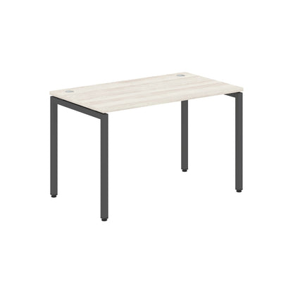 RECTANGULAR SHAPE DESK MADE IN 25MM MFC TOP, E1 LAMINATE CHIPBOARD WITH WOODEN MODESTY PANEL 40X40MM METAL U SHAPE FRAMES by Treejar | Souqify