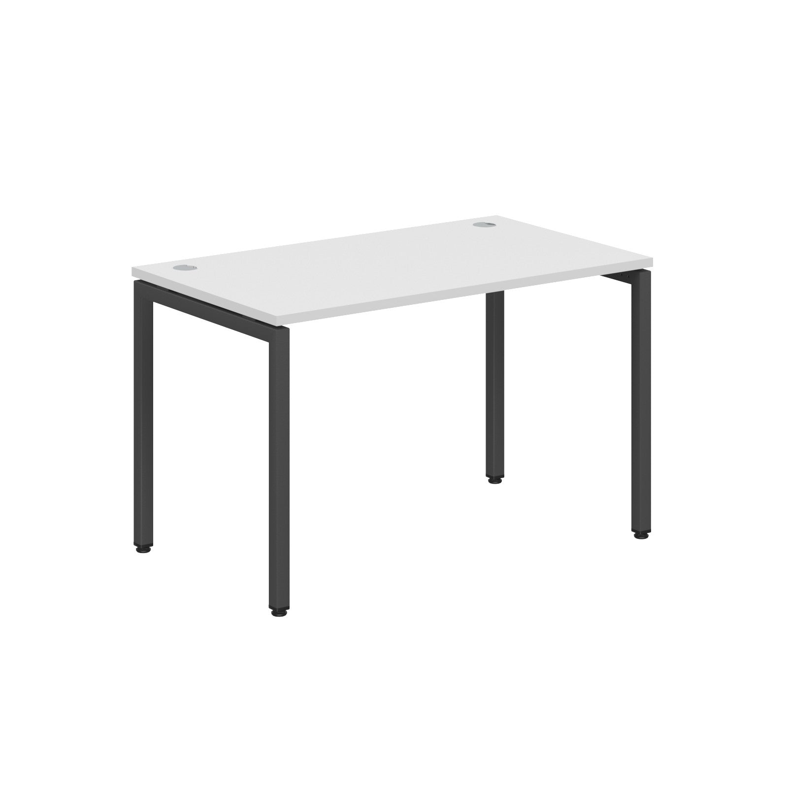 RECTANGULAR SHAPE DESK MADE IN 25MM MFC TOP, E1 LAMINATE CHIPBOARD WITH WOODEN MODESTY PANEL 40X40MM METAL U SHAPE FRAMES by Treejar | Souqify