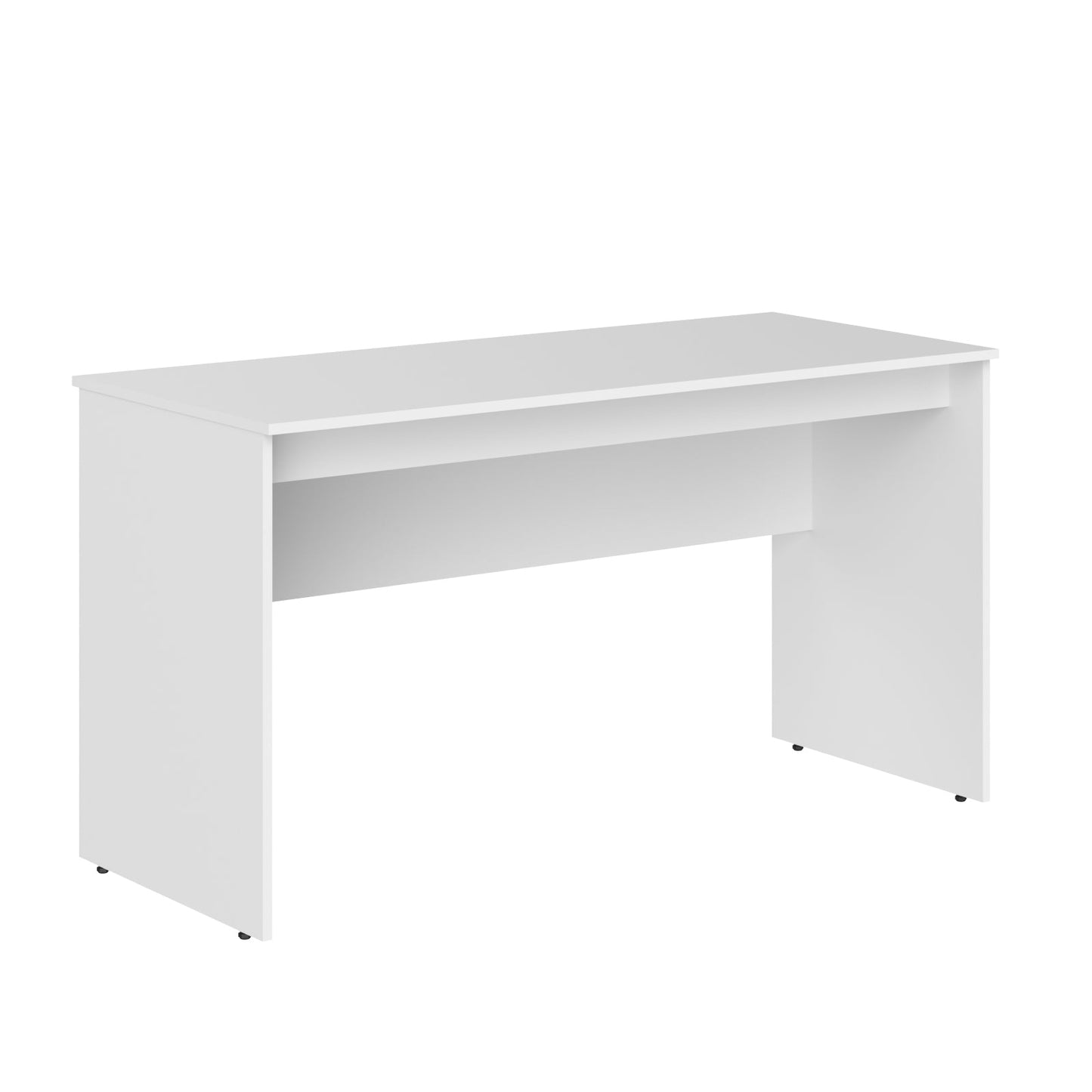 RECTANGULAR SHAPE DESK MADE IN E1 LAMINATE CHIPBOARD WITH MODESTY PANEL AND LEGS by Treejar | Souqify