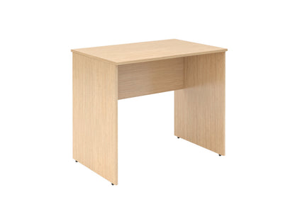 RECTANGULAR SHAPE DESK MADE IN E1 LAMINATE CHIPBOARD WITH MODESTY PANEL AND LEGS by Treejar | Souqify