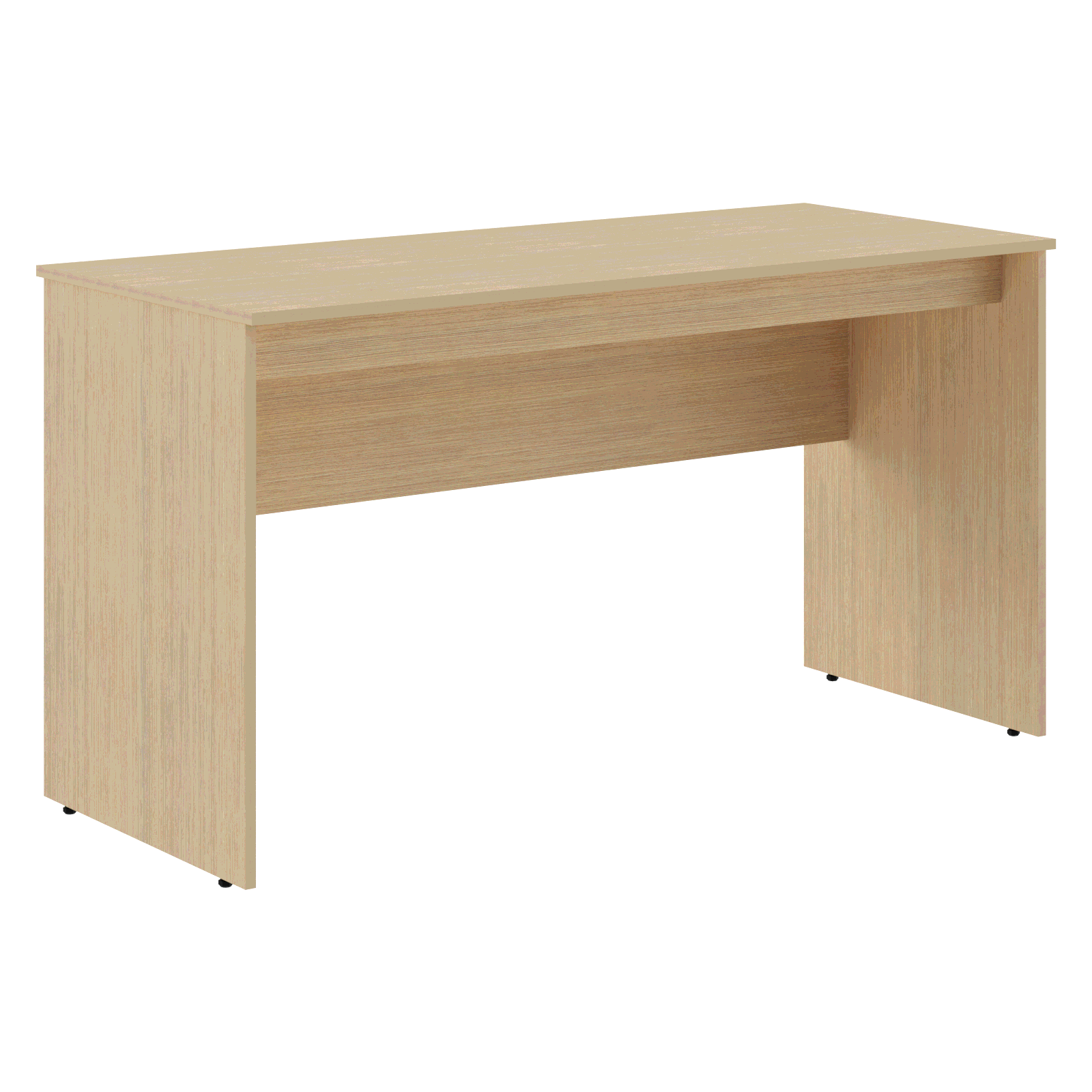 RECTANGULAR SHAPE DESK MADE IN E1 LAMINATE CHIPBOARD WITH MODESTY PANEL AND LEGS by Treejar | Souqify