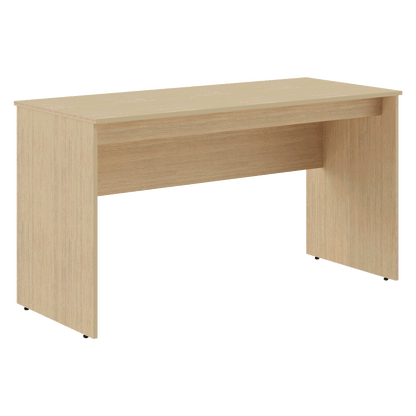 RECTANGULAR SHAPE DESK MADE IN E1 LAMINATE CHIPBOARD WITH MODESTY PANEL AND LEGS by Treejar | Souqify