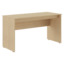 RECTANGULAR SHAPE DESK MADE IN E1 LAMINATE CHIPBOARD WITH MODESTY PANEL AND LEGS by Treejar | Souqify