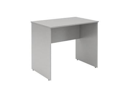 RECTANGULAR SHAPE DESK MADE IN E1 LAMINATE CHIPBOARD WITH MODESTY PANEL AND LEGS by Treejar | Souqify
