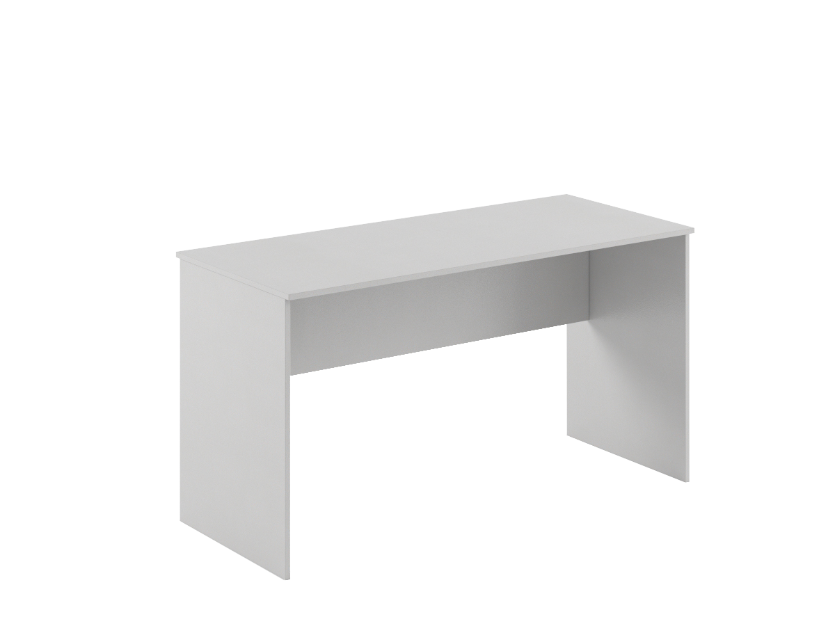 RECTANGULAR SHAPE DESK MADE IN E1 LAMINATE CHIPBOARD WITH MODESTY PANEL AND LEGS by Treejar | Souqify
