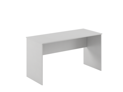 RECTANGULAR SHAPE DESK MADE IN E1 LAMINATE CHIPBOARD WITH MODESTY PANEL AND LEGS by Treejar | Souqify