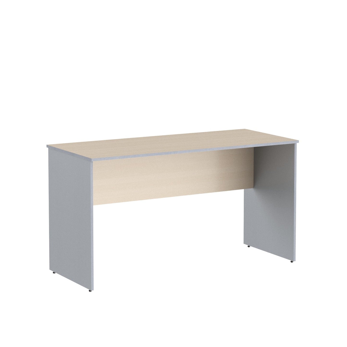 RECTANGULAR SHAPE DESK, MADE IN E1 LAMINATE CHIPBOPARD,WITH WOODEN MODESTY PANEL AND LEGS desks by Treejar | Souqify