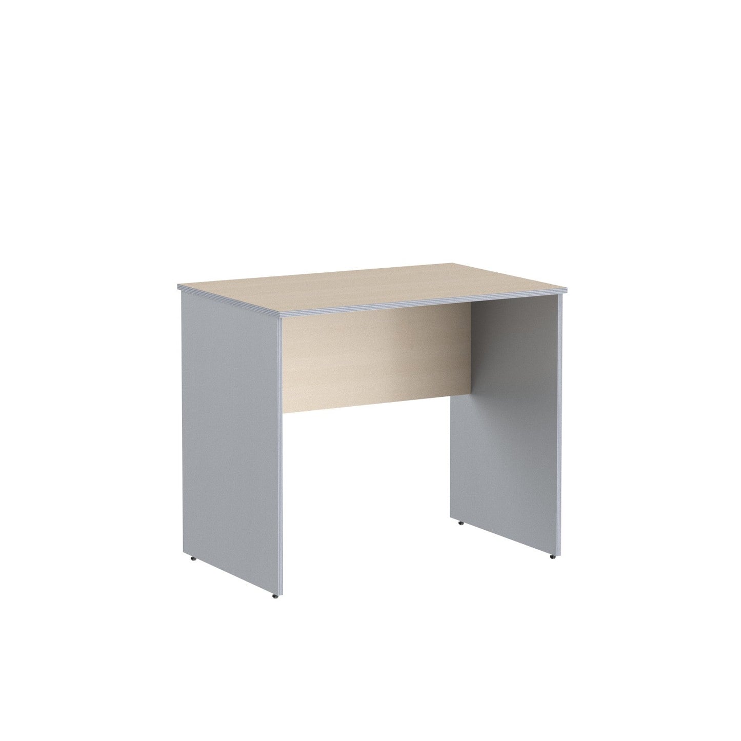 RECTANGULAR SHAPE DESK, MADE IN E1 LAMINATE CHIPBOPARD,WITH WOODEN MODESTY PANEL AND LEGS desks by Treejar | Souqify