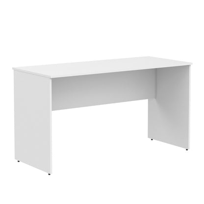 RECTANGULAR SHAPE DESK, MADE IN E1 LAMINATE CHIPBOPARD,WITH WOODEN MODESTY PANEL AND LEGS desks by Treejar | Souqify