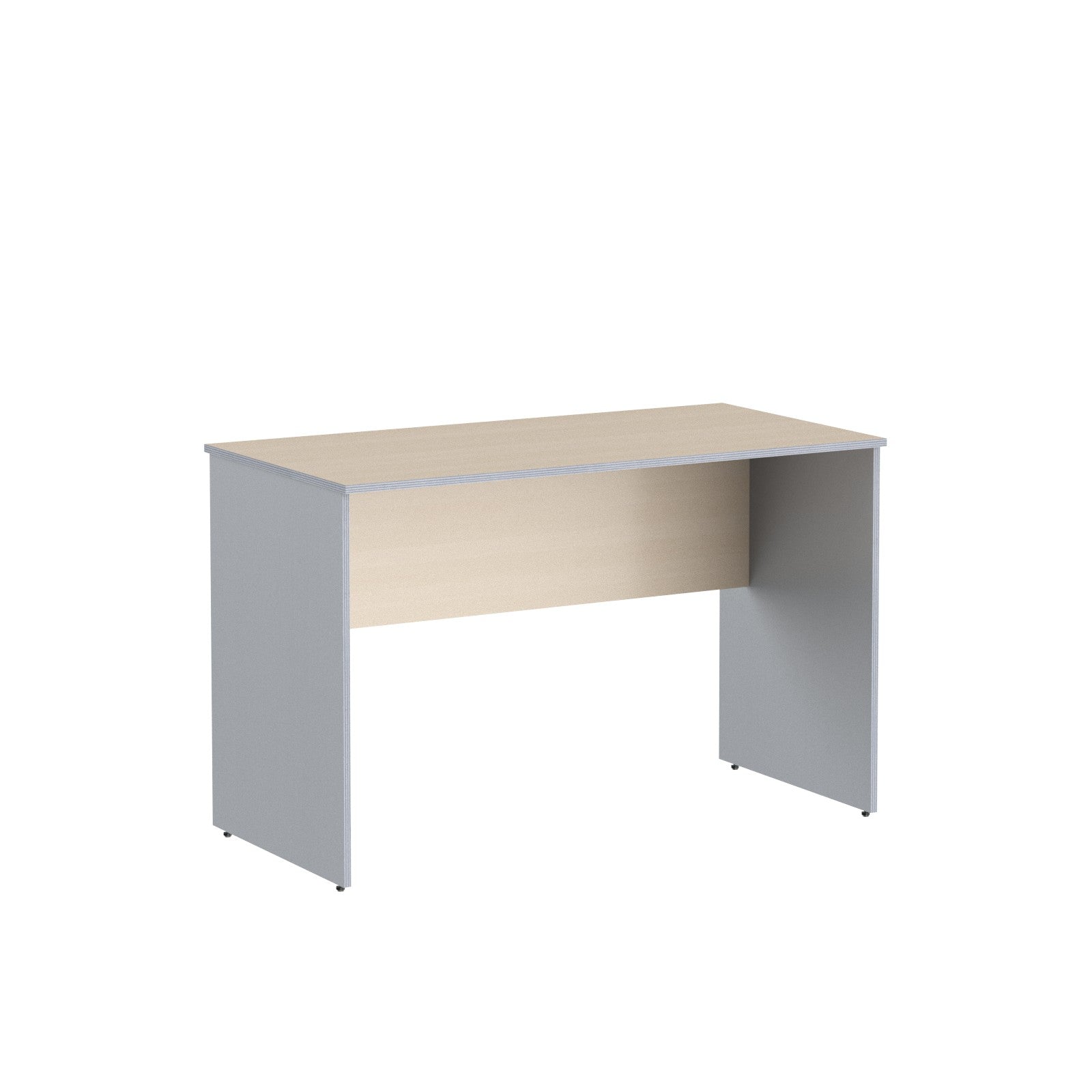 RECTANGULAR SHAPE DESK, MADE IN E1 LAMINATE CHIPBOPARD,WITH WOODEN MODESTY PANEL AND LEGS desks by Treejar | Souqify