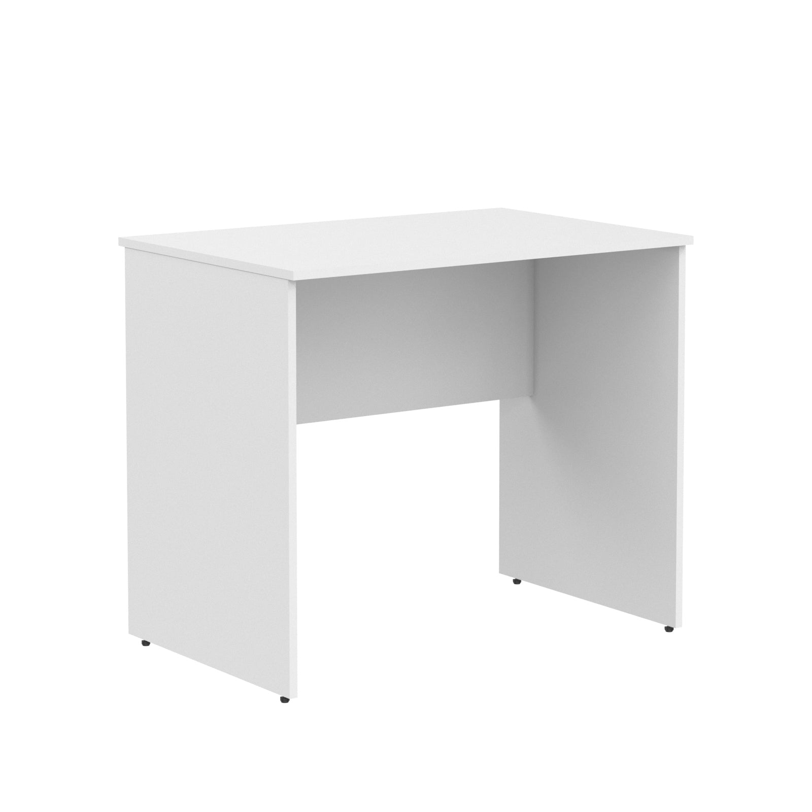 RECTANGULAR SHAPE DESK, MADE IN E1 LAMINATE CHIPBOPARD,WITH WOODEN MODESTY PANEL AND LEGS desks by Treejar | Souqify