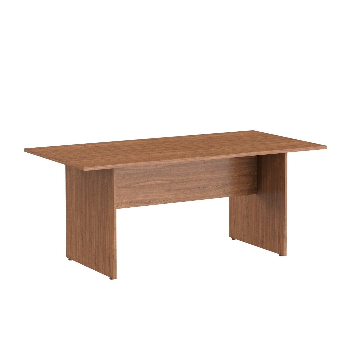 RECTANGULAR SHAPE MEETING DESK, MADE IN E1 LAMINATE CHIPBOPARD,WITH WOODEN MODESTY PANEL AND LEGS by Treejar | Souqify