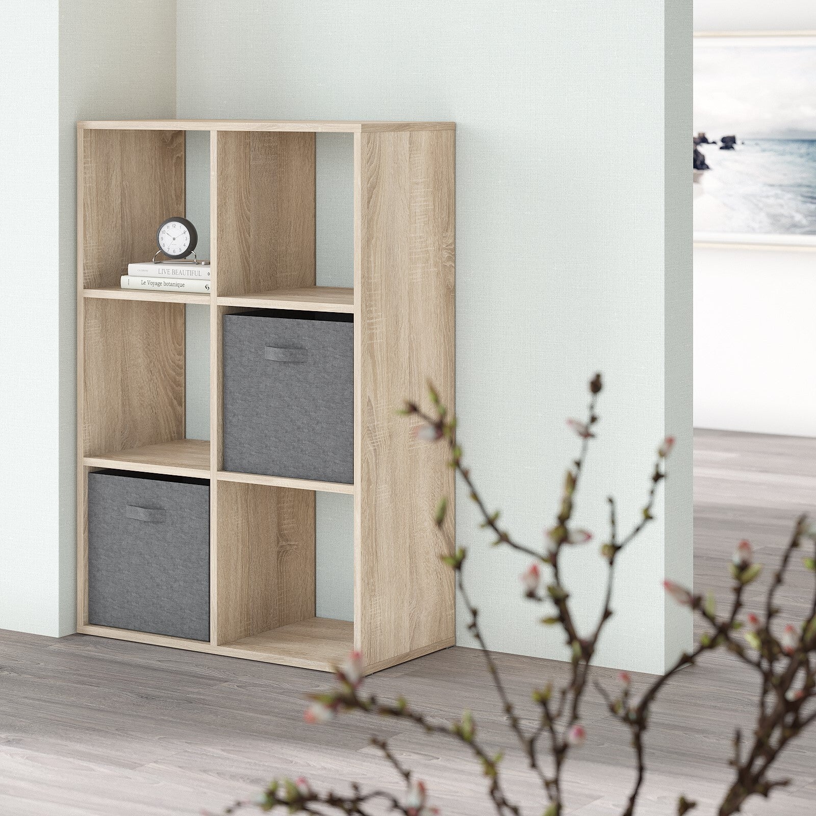 RECTANGULAR SHAPE SHELVE CABINET, MADE IN E1 LAMINATE CHIPBOARD by Treejar | Souqify