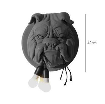 Resin Animal Dog Wall Lamp Living Room Decoration Corridor strange Home Decor Lighting Designer Ktv Bulldog Wall Lights for Home by Zhongsan | Souqify