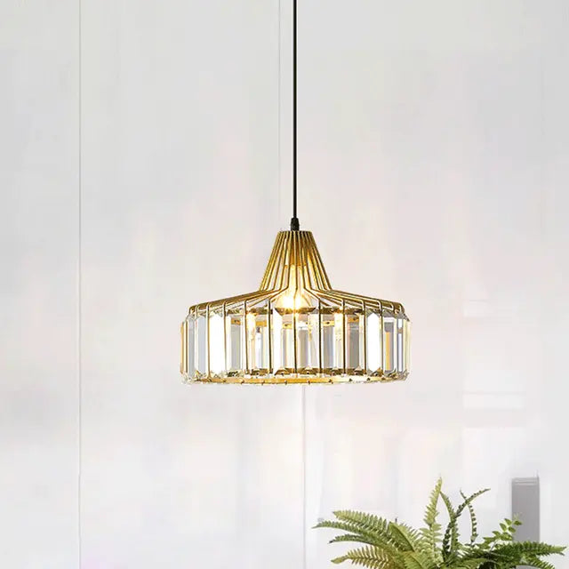 Restaurant LED Chandelier Luxury Crystal Ceiling Lamp Balcony Bedroom Bedside Home Decor For Living Room Pendant Light Fixtures by Zhongsan | Souqify