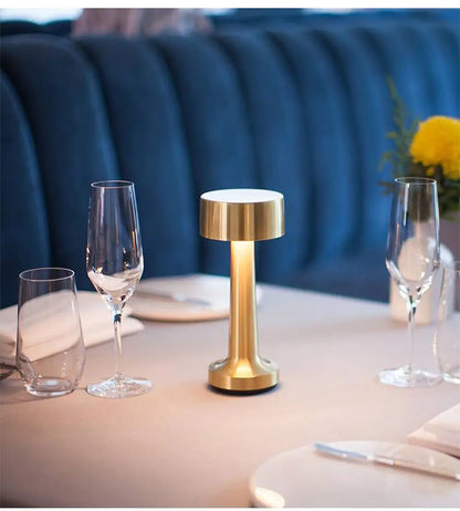 Restaurant Table Lamp Light Luxury Living Room Bedroom Rechargeable Table Lamp LED Table Lamps for Living Creative Lights Small by Zhongsan | Souqify