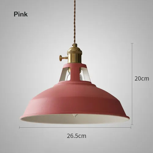 Retro Pendant Light Industrial Style Colorful E27 Kitchen Restaurant Home Lamp Vintage Hanging Light Lampshade Decorative Lamps by Zhongsan | Souqify