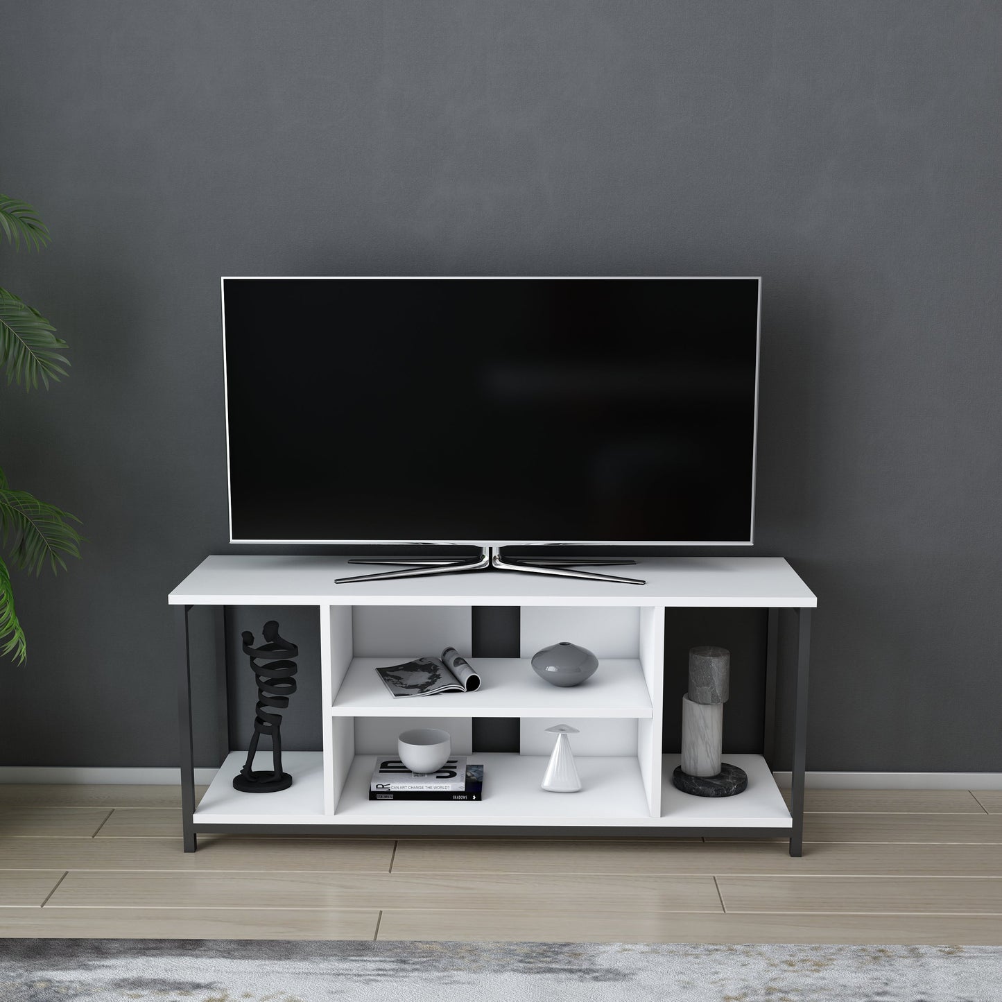 Rinaldo TV Unit - Black-White by DECOROTIKA | Souqify