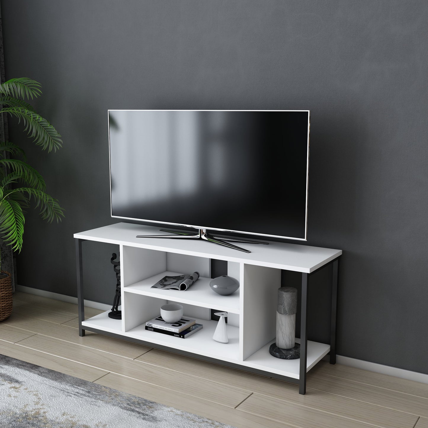Rinaldo TV Unit - Black-White by DECOROTIKA | Souqify