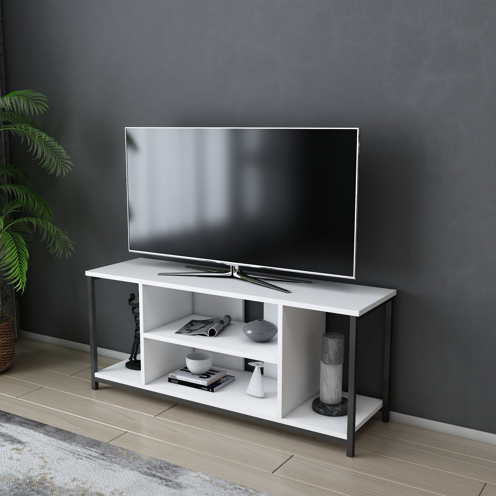 Rinaldo TV Unit - Black-White by DECOROTIKA | Souqify