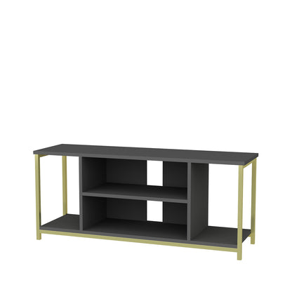 Rinaldo TV Unit - Gold-Anthracite by DECOROTIKA | Souqify