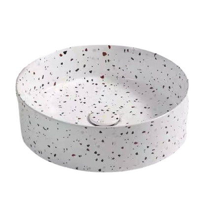 Round Coloured Basins | TBY1054 - Deck Mounted Designer Basin by TUSCANI | Souqify