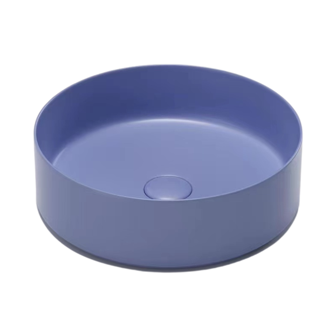 Round Coloured Basins | TBY1054 - Deck Mounted Designer Basin by TUSCANI | Souqify