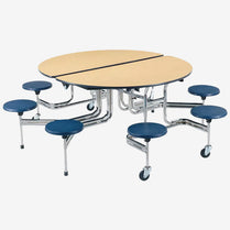 Round Mobile Stool Cafeteria Tables by Treejar | Souqify