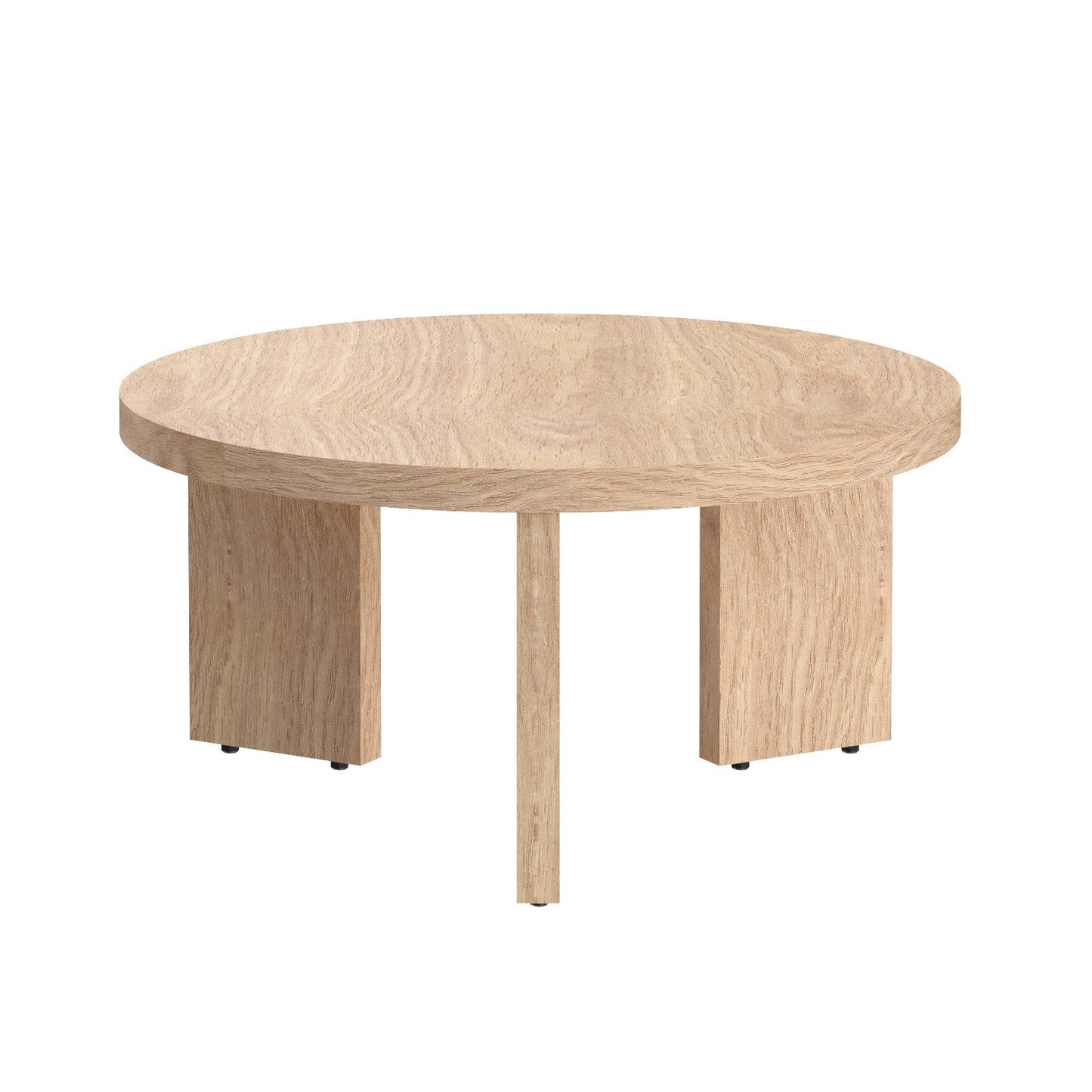 ROUND SHAPE COFFEE TABLE, MADE IN E1 LAMINATE CHIPBOARD by Treejar | Souqify