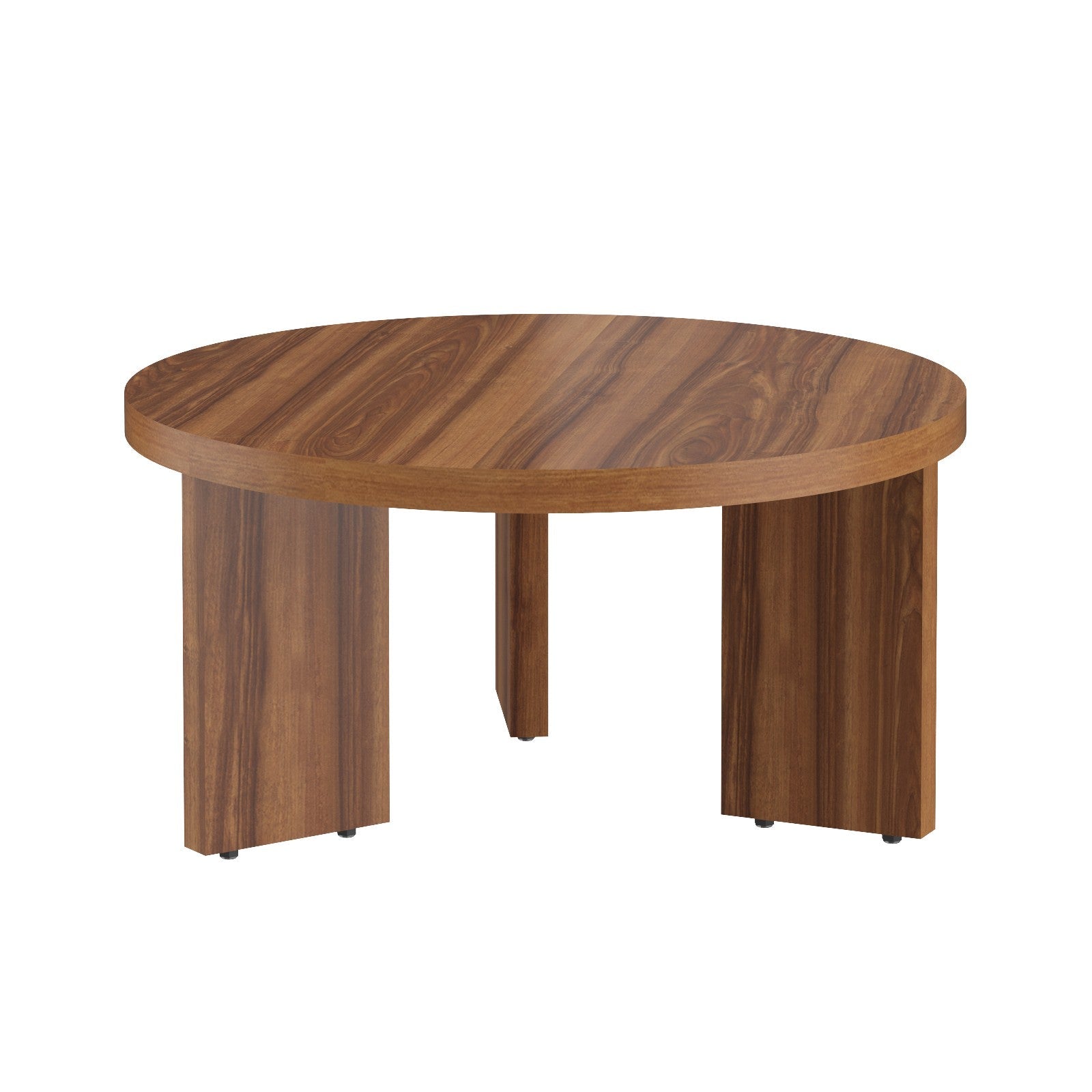 ROUND SHAPE COFFEE TABLE, MADE IN E1 LAMINATE CHIPBOARD by Treejar | Souqify