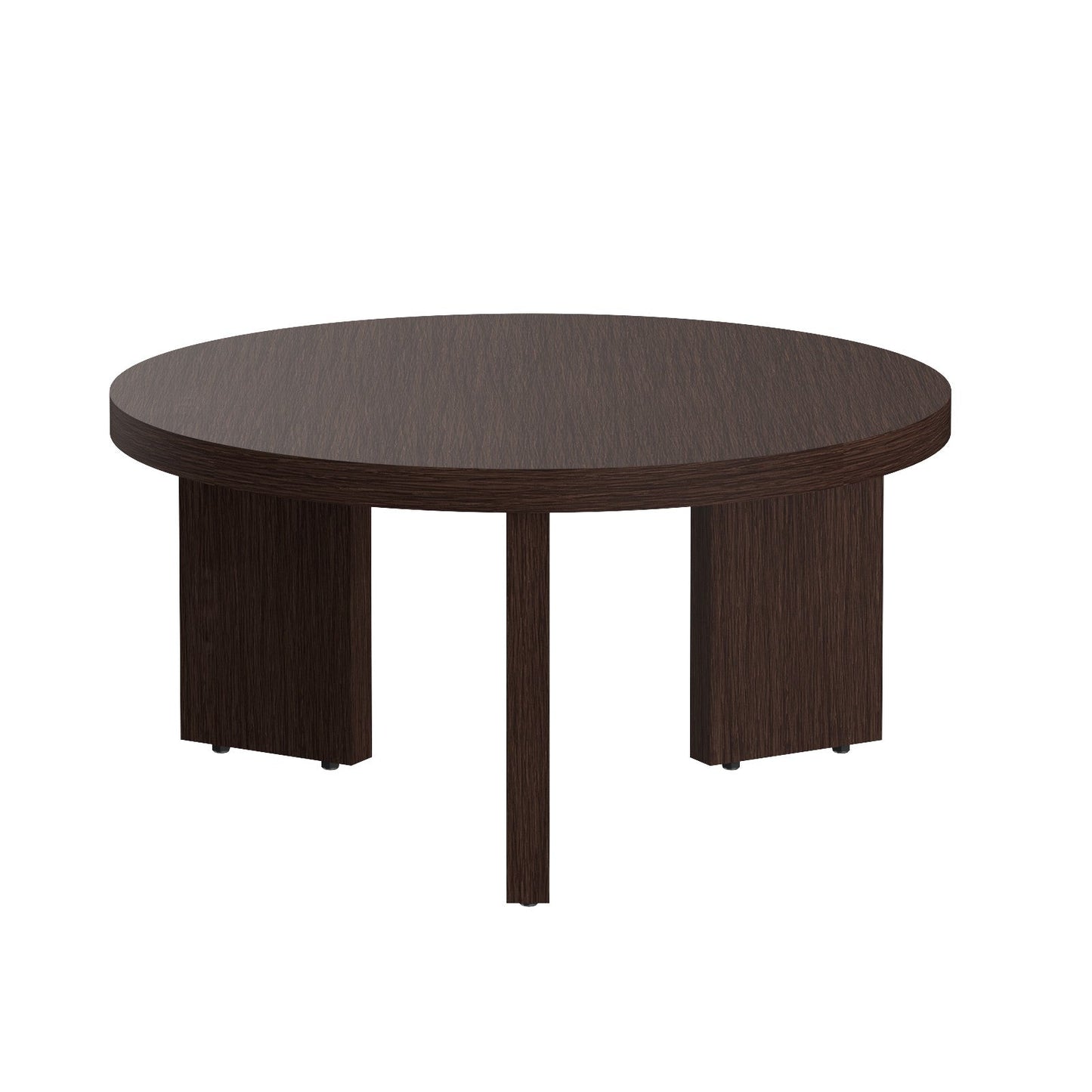 ROUND SHAPE COFFEE TABLE, MADE IN E1 LAMINATE CHIPBOARD by Treejar | Souqify