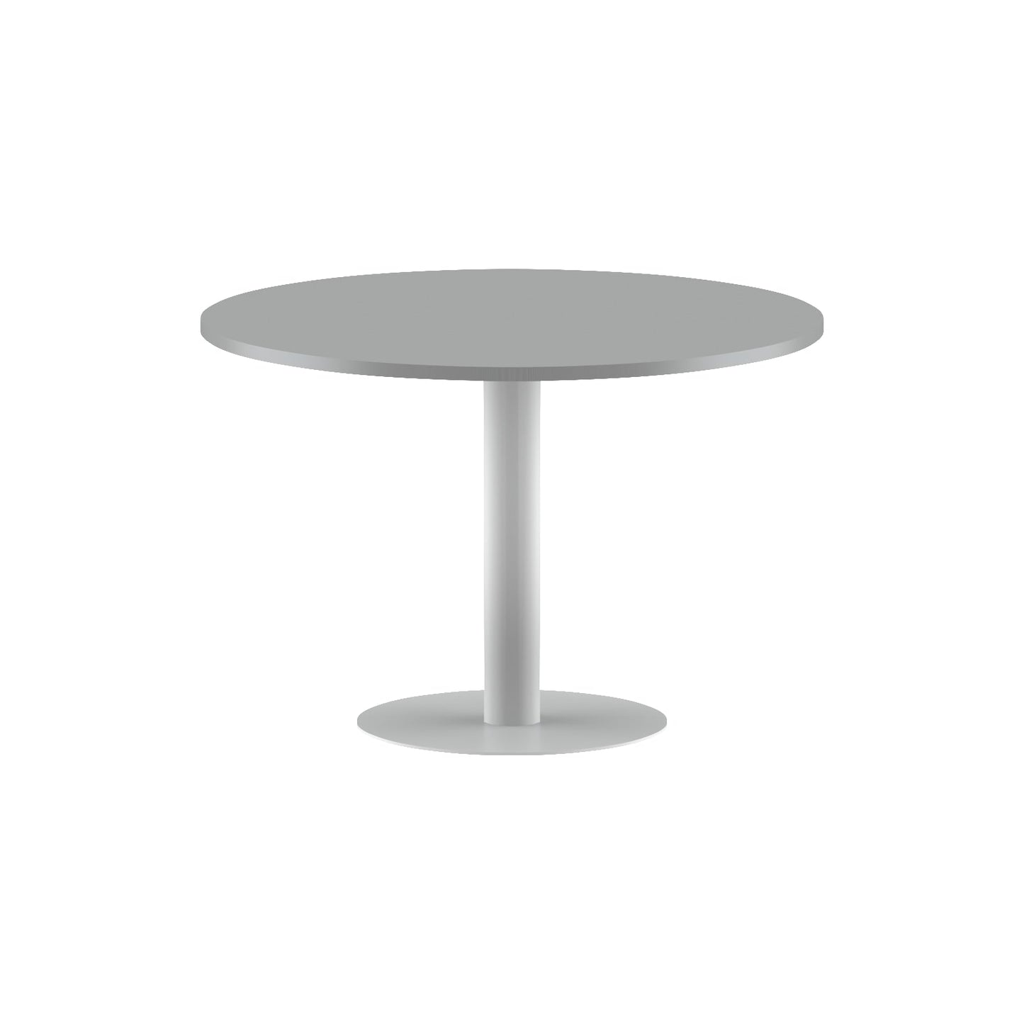 ROUND SHAPE MEETING TABLE, MADE IN E1 LAMINATE CHIPBOPARD, WITH METAL LEG by Treejar | Souqify