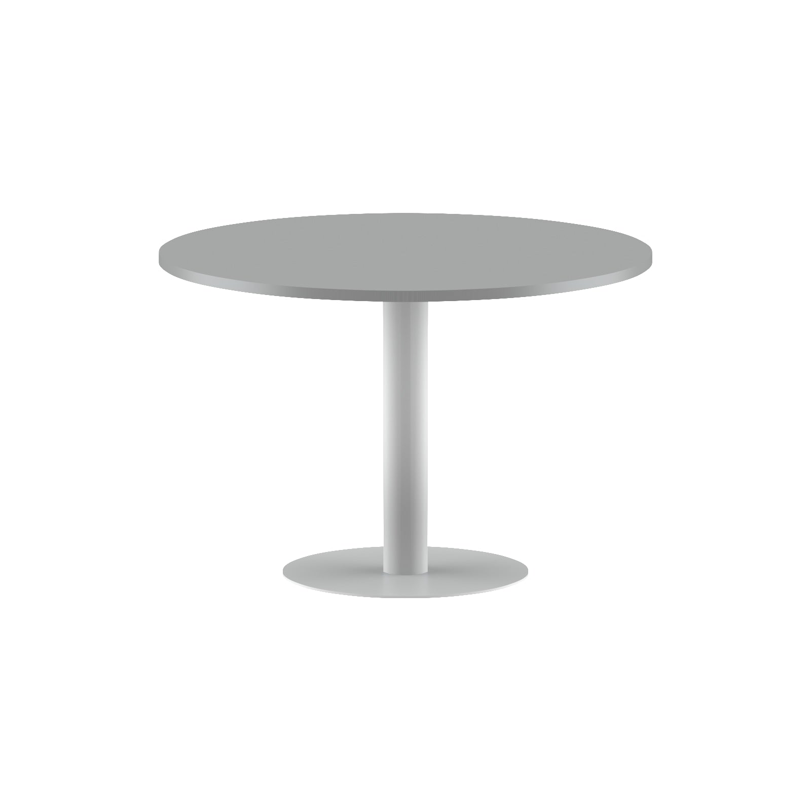 ROUND SHAPE MEETING TABLE, MADE IN E1 LAMINATE CHIPBOPARD, WITH METAL LEG by Treejar | Souqify