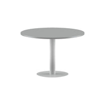 ROUND SHAPE MEETING TABLE, MADE IN E1 LAMINATE CHIPBOPARD, WITH METAL LEG by Treejar | Souqify