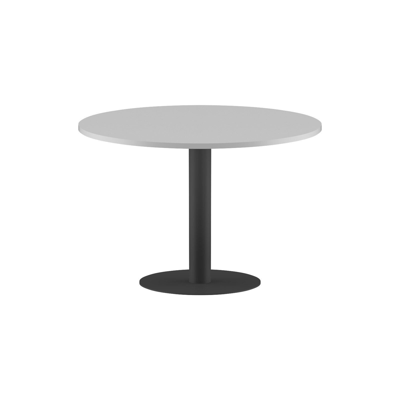 ROUND SHAPE MEETING TABLE, MADE IN E1 LAMINATE CHIPBOPARD, WITH METAL LEG by Treejar | Souqify