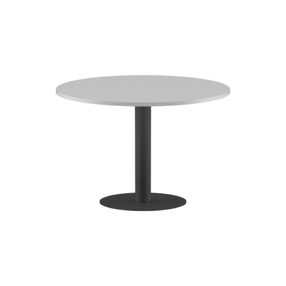 ROUND SHAPE MEETING TABLE, MADE IN E1 LAMINATE CHIPBOPARD, WITH METAL LEG by Treejar | Souqify