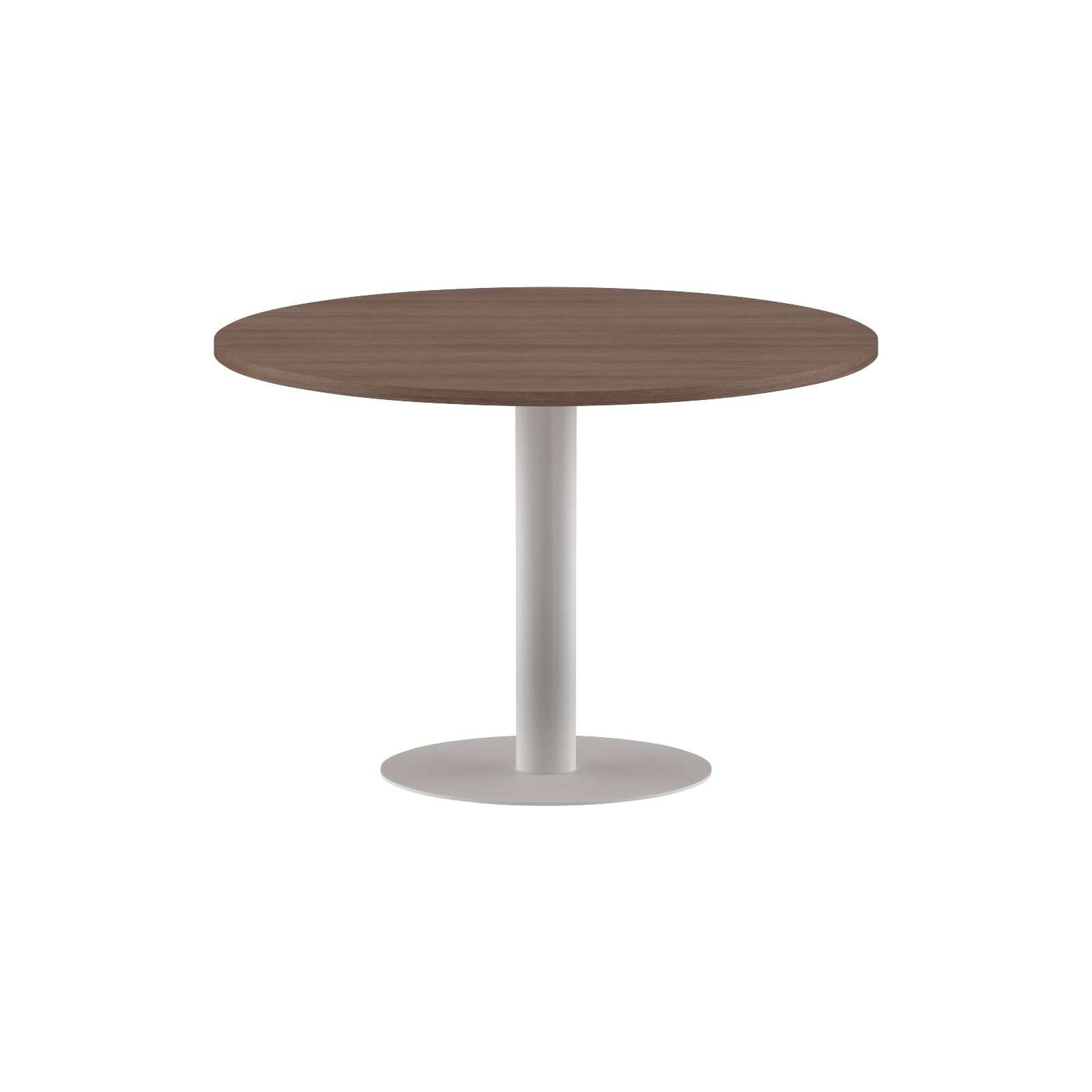 ROUND SHAPE MEETING TABLE, MADE IN E1 LAMINATE CHIPBOPARD, WITH METAL LEG by Treejar | Souqify