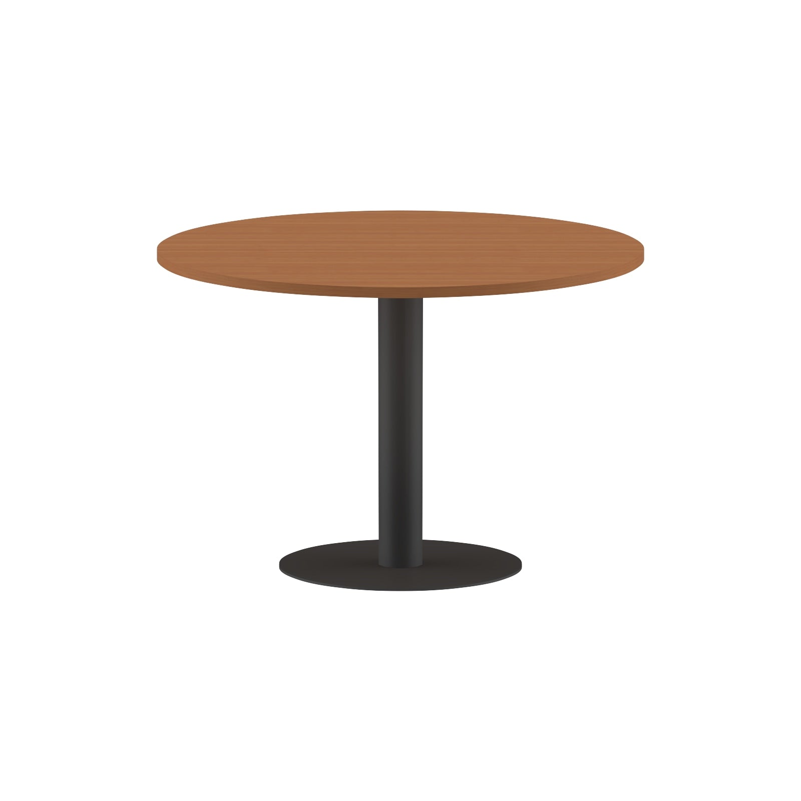 ROUND SHAPE MEETING TABLE, MADE IN E1 LAMINATE CHIPBOPARD, WITH METAL LEG by Treejar | Souqify
