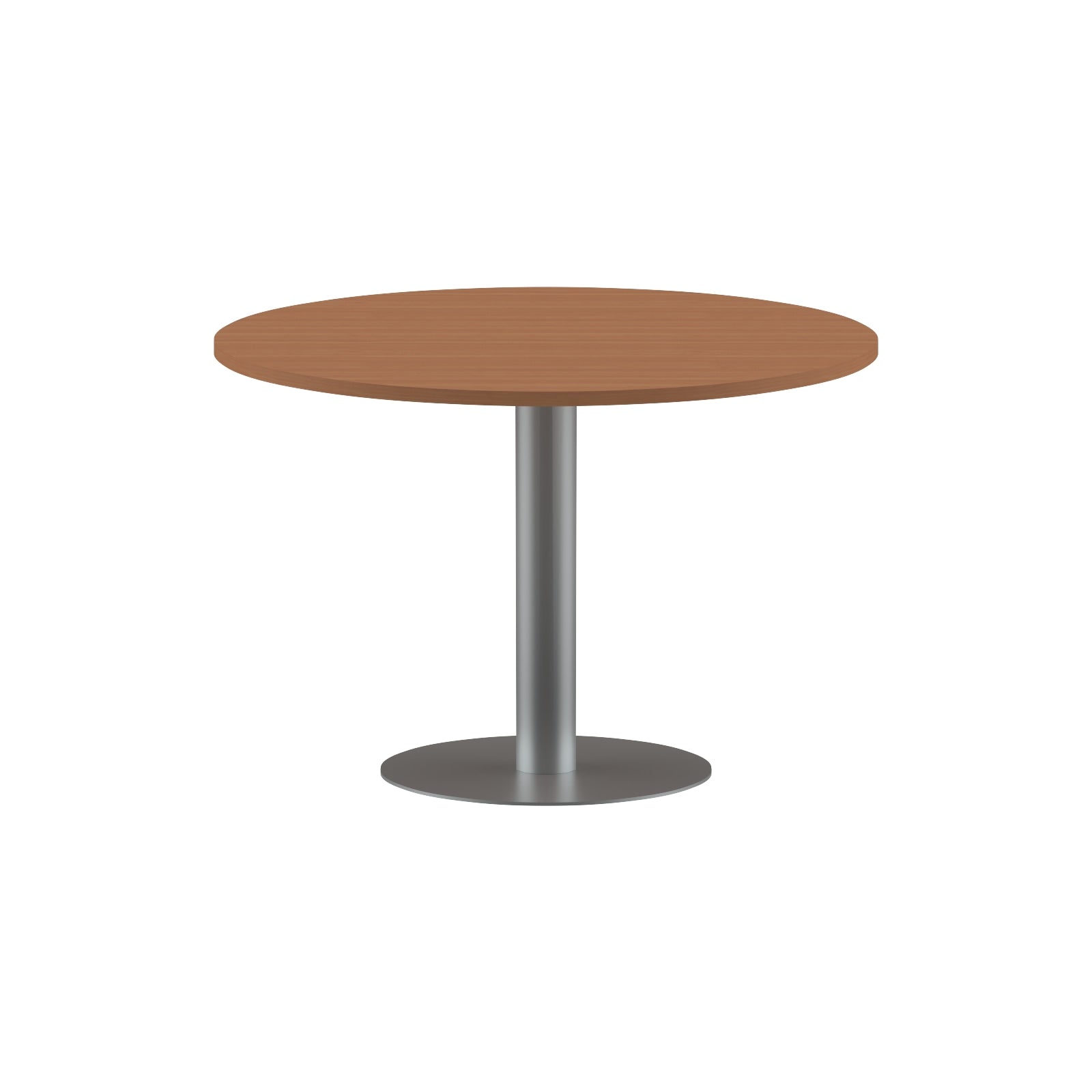 ROUND SHAPE MEETING TABLE, MADE IN E1 LAMINATE CHIPBOPARD, WITH METAL LEG by Treejar | Souqify